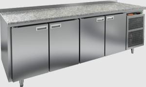 Стол холодильный HiCold GN 1111/TN камень