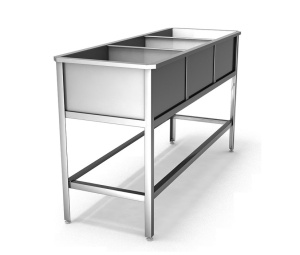 Ванна моечная Hessen ВМ 3/6 нерж