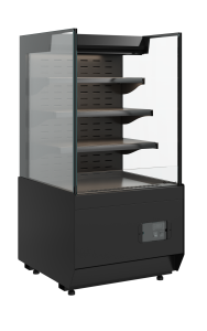 Горка холодильная Carboma KC70 VM 0,6-2 STANDARD 9005 (прямая боковина, версия 2.0)