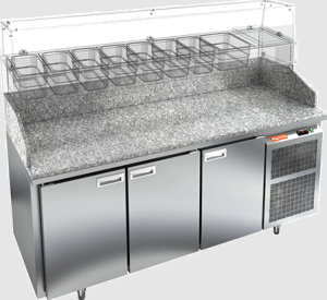 Стол холодильный HiCold PZ3-111/SN