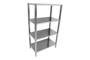 Стеллаж кухонный Hessen Т-1,6x10x6/4 нерж