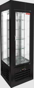 Витрина холодильная HiCold VRC 350 R Sh Black