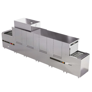 Машина посудомоечная с тоннельной загрузкой Abat МПТ-3000К левая