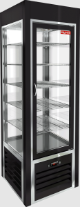 Витрина холодильная HiCold VRC 350 Sh Black FR