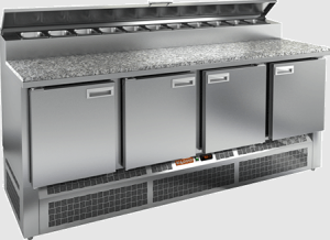 Стол холодильный HiCold PZE2-1111/GN камень