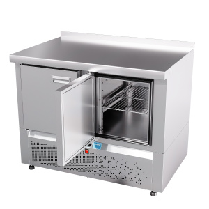 Стол холодильный Abat СХС-70Н-01 двери 2, с бортом