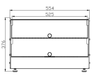 Витрина тепловая Airhot HW-50