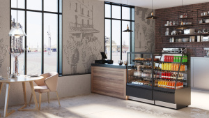 Витрина кондитерская Carboma KC70 VM 0,9-2 STANDARD 9005-0430 (открытая)