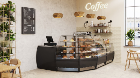 Витрина кондитерская Carboma K70 VM 0,9-12 LIGHT 0013-0430 (ВХСв-0,9д MINI)