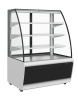 Витрина кондитерская Carboma K70 VM 0,6-2 STANDARD 9006-9005 (открытая)