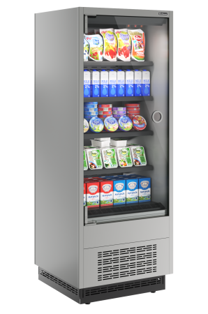 Горка холодильная Carboma FC20-07 VM 0,7-1 0030 LIGHT фронт X0 9006-9005 (версия 2.0)