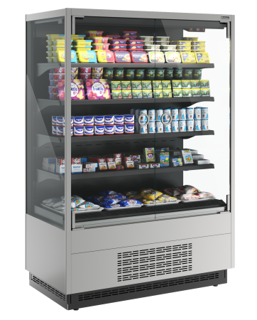 Горка холодильная Carboma FC20-07 VM 1,3-1 LIGHT фронт X0 0430 (версия 2.0)