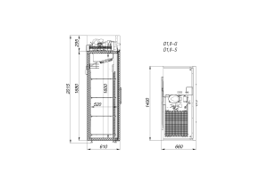 Шкаф холодильный Arkto D1.0-S