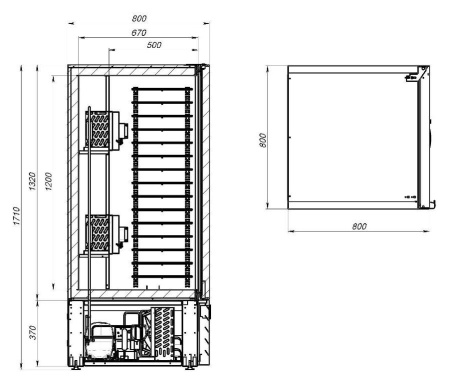 Шкаф шоковой заморозки Arkto SF15-G