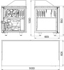 Стол холодильный Polair TM3GNpizza-GC