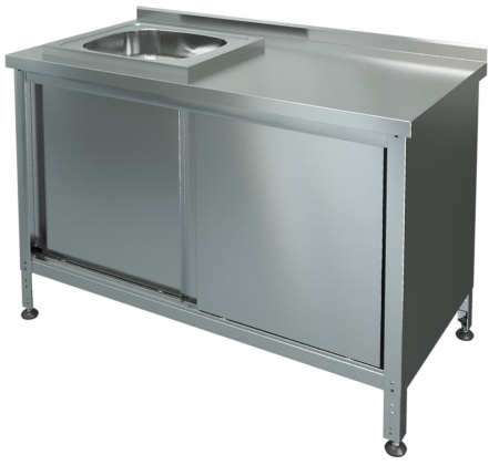 Стол-тумба МариХолодМаш СТКМП-1-1200*600 (мойка справа)