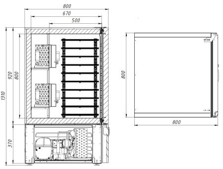Шкаф шоковой заморозки Arkto SF10-G
