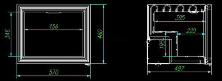 Шкаф морозильный Hurakan HKN-UF50G