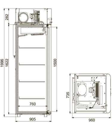Шкаф морозильный Polair CB 107 Gm
